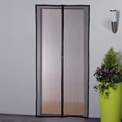 Rideau Moustiquaire Serrure magnétique Portes Polyester 230 x 100 cm
