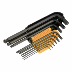 Ironside IR114010, Set de clé allen/hexagonale forme de l, Métrique, 9 pièce(s), 1.5,2,2.5,3,4,5,6,8,10 mm