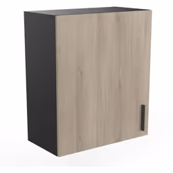 Pour combler un peu le haut de votre pièce de cuisine, n'hésitez pas à opter pour ce meuble haut 1 porte décor chêne kronberg ...