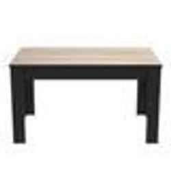 DEMEYERE Table à manger - Décor chêne brossé - WAYNE - L 1384 x P 90 x H 771 cm