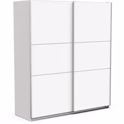 Armoire GHOST - Décor blanc mat - 2 Portes coulissantes - L1781 x P.599 x H.203 cm - DEMEYERE
