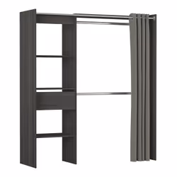 Mieux qu'une armoire, ce kit placard peut s'installer dans tous les espaces disponibles compris entre 114 à 168 cm de largeur ...