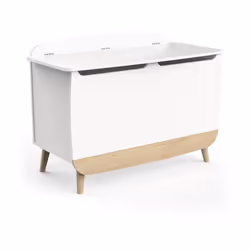 Coffre a jouets en MDF de 15mm - DEMEYERE - STYLE SCANDINAVE - ECO-FRIENDLY : peinture laquée sans métaux lourds - COLORIS :  ...
