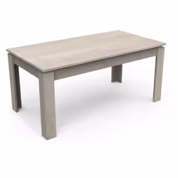 Cette surperbe table s'accordera parfaitement à une salle à manger moderne ! Meuble en panneaux de particules revêtu d'un déc ...