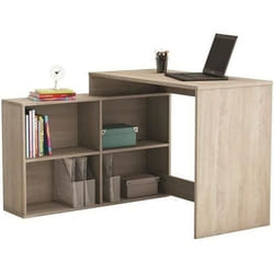 NAGANO Bureau dangle contemporain decor chene Shannon - L 112 cm