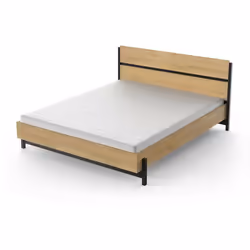 Adoptez un lit avec du style avec le lit double Craft 160 x 200 cm de la marque Demeyere. Résolument dans l'air du temps, le  ...