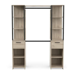 Kit dressing - gary - Chene Kronberg / Noir mat - 159,8 x 49,5 x 200,3 cm Demeyere