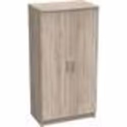 ARMOIRE À USAGES MULTIPLES CORONA - Armoire auxiliaire à 2 portes Range-chaussures moderne cm 55x36h108 Chêne