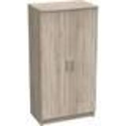 ARMOIRE À USAGES MULTIPLES CORONA - Armoire auxiliaire à 2 portes Range-chaussures moderne cm 55x36h108 Chêne