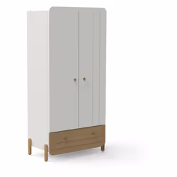 Découvrez l' armoire enfant Edaj 2 portes + 1 tiroir , parfaite pour équiper la chambre de votre petit bout. Cette armoire of ...