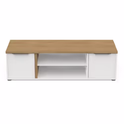 Caractéristiques produit : 2 portes. 2 niches. Taille TV conseillée : 55 pce (IM. TV MAX 1248x396mm) / poids Supporté : 40kg. ...