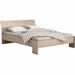 Habitat Et Jardin Lit Double En Bois "pricy" - 140 X 200 Cm - Beige