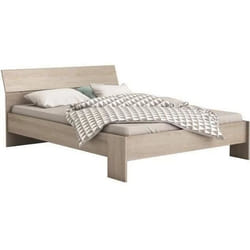 Habitat Et Jardin Lit Double En Bois "pricy" - 140 X 200 Cm - Beige