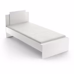 Habitat Et Jardin Lit Enfant Simple "life" - 90 X 190/200 Cm - Blanc
