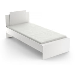 Habitat Et Jardin Lit Enfant Simple "life" -  90 X 190/200 Cm - Blanc