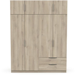 Demeyere - calicosy - Armoire 8 Portes et 2 Tiroirs L157,3 cm - Ghost