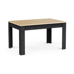 Table a manger fixe - kent - Chene de fil / Sidewalk - Rectangulaire - 4 / 6 personnes - 140 x 90 x 77 cm Demeyere