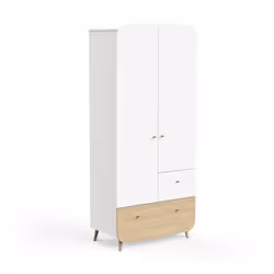 Habitat Et Jardin Armoire 2 Portes Pour Enfant "firmiana" - 49,7 X 90,5 X 203,4 Cm - Blanc