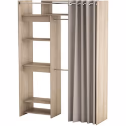 Dressing extensible classique DEMEYERE - décor chêne shannon - L 112-168 cm - ODEON