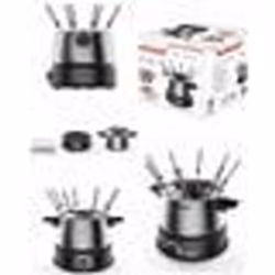 Appareil à Fondue - Inox - 1500W - 14L - 8 Personnes - Thermostat Réglable