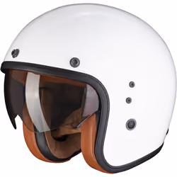 Scorpion Belfast Evo Luxe Casque Jet, blanc, taille L pour Hommes