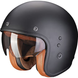 Scorpion Belfast Evo Luxe Casque Jet, noir, taille L pour Hommes