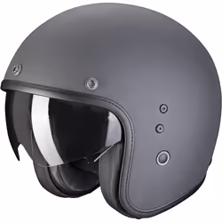 Scorpion Belfast Evo Solid Casque Jet, noir-gris, taille S pour Hommes