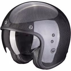 Scorpion Belfast Evo Carbon Casque Jet, noir, taille XL pour Hommes
