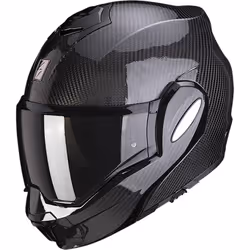 Scorpion Exo-Tech Evo Solid Casque en carbone, noir, taille M pour Hommes
