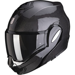 Scorpion Exo-Tech Evo Solid Casque en carbone, noir, taille M pour Hommes