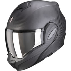 Scorpion Exo-Tech Evo Solid Casque en carbone, noir, taille S pour Hommes