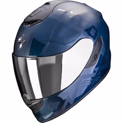 Scorpion EXO-1400 Evo Air Cerebro Barre en carbone, bleu, taille 2XL pour Hommes