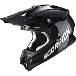 Scorpion VX-16 Evo Air Solid Casque de motocross, noir, taille M pour Hommes