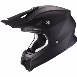 Scorpion VX-16 Evo Air Solid Casque de motocross, noir, taille XL pour Hommes
