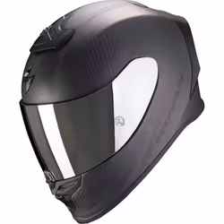 Scorpion EXO-R1 Evo Air Solid Casque en carbone, noir, taille L pour Hommes