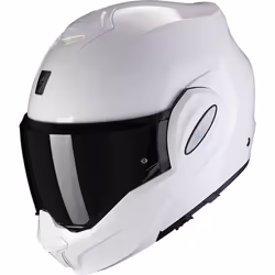 Scorpion Exo-Tech Evo Solid Casque, blanc, taille S pour Hommes