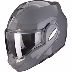 Scorpion Exo-Tech Evo Solid Casque, gris, taille L pour Hommes