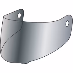 Scorpion KDS-F-01 Covert FX Visière, argent pour Hommes