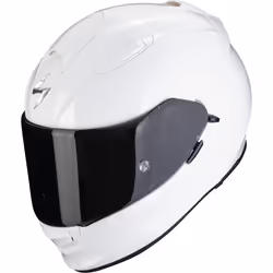 Scorpion EXO-491 Solid Casque, blanc, taille L pour Hommes