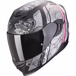 Scorpion Exo-520 Evo Air Fasta Casque, noir-argent, taille L pour Hommes