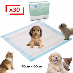 LPM - 30 Alèses De Protection Jetable 40 x 60 cm Pour Incontinence Ultra Absorbantes
