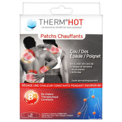 Thermhot 2 Patchs Chauffants Cou/Dos/Épaule/Poignet