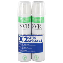 SVR Spirial Déodorant Anti-Transpirant Spray Lot de 2 x 75 ml