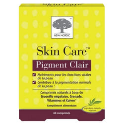 New Nordic Skin Care Pigment Clair 60 Comprimés