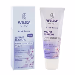 WELEDA - Crème protectrice Visage Mauve Blanche - 50 ml
