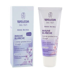 WELEDA - Crème protectrice Visage Mauve Blanche - 50 ml