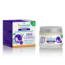 Baume Bébé - Puressentiel - Sommeil & Détente - 30ml - Huiles Essentielles - Apaisant et Hydratant