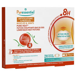 Puressentiel Articulations & Muscles Patchs Chauffants aux 14 Huiles Essentielles 2 Patchs