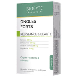Biocyte Ongles Forts 40 Gélules
