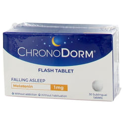 Laboratoires IPRAD ChronoDorm Mélatonine 1 mg Lot de 2 x 30 Comprimés Sublinguaux